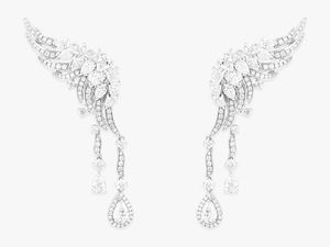 Sartoro Falcon Earrings Falc-e1wg - Body Jewelry
