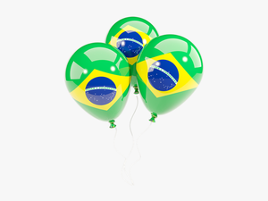 Download Flag Icon Of Brazil At Png Format - Pakistan Flag Balloons Png