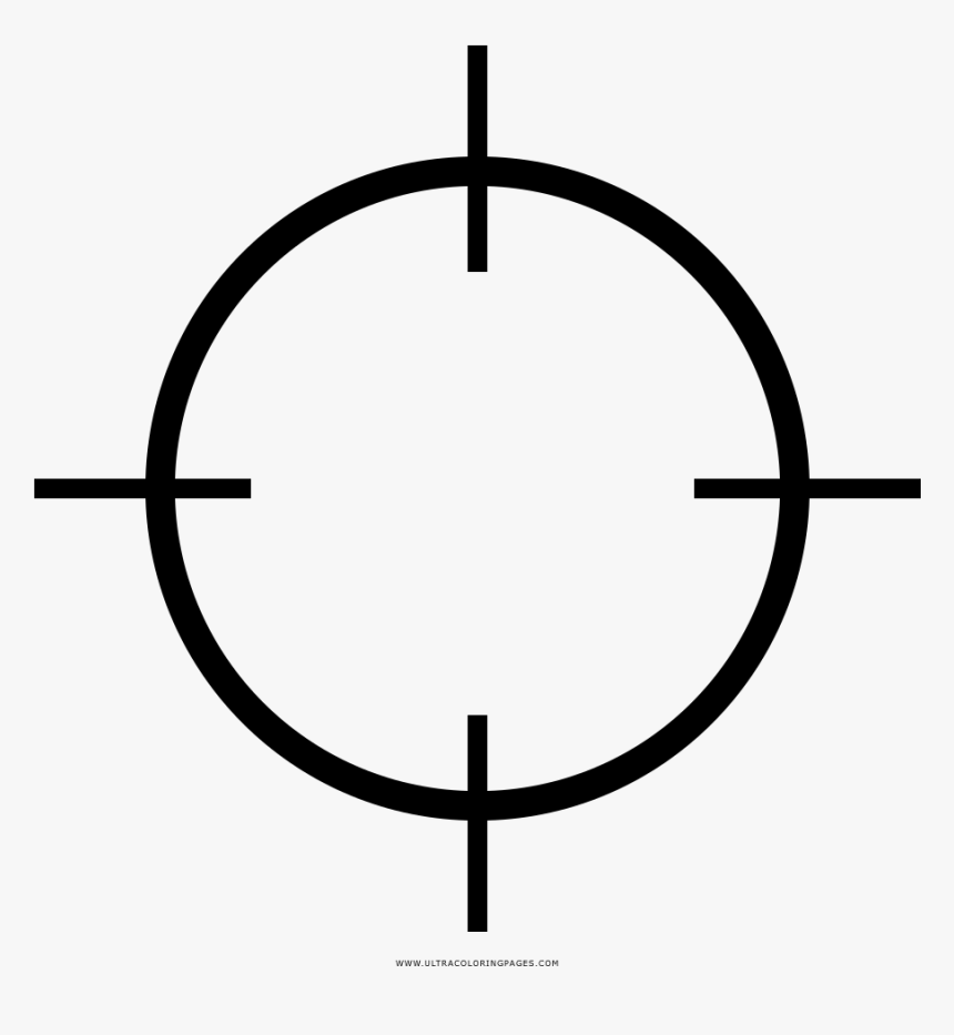 Crosshair Coloring Page - Loaded