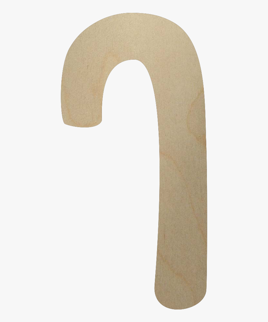 Wooden Candy Cane Shape - Wooden