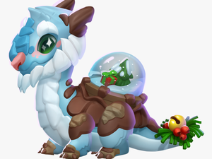 Transparent Snow - Dragon Mania Legends Snow Globe Dragon