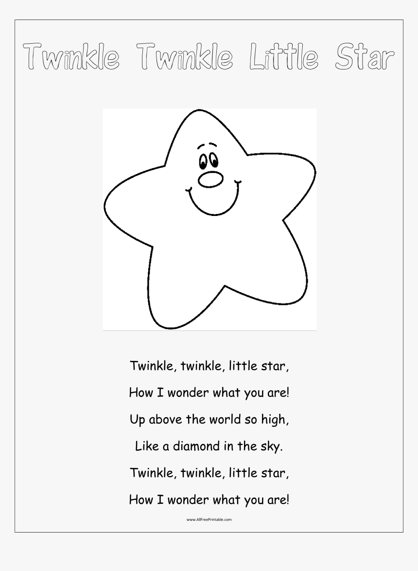 Twinkle Twinkle Little Star Main Image - Carson Dellosa Star Clip Art