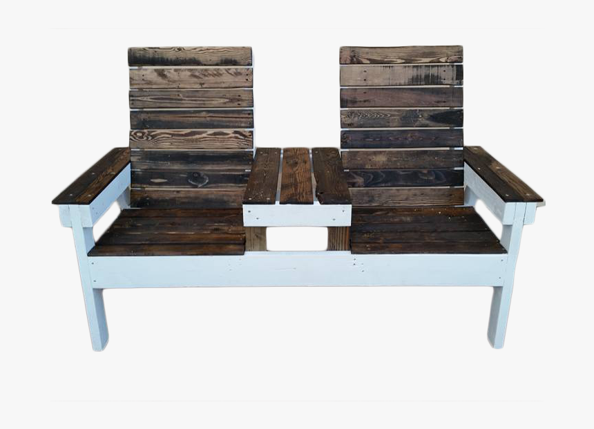 Rustic Two Seater Handmade Pallet Patio Furniture With - Outdoor Bench