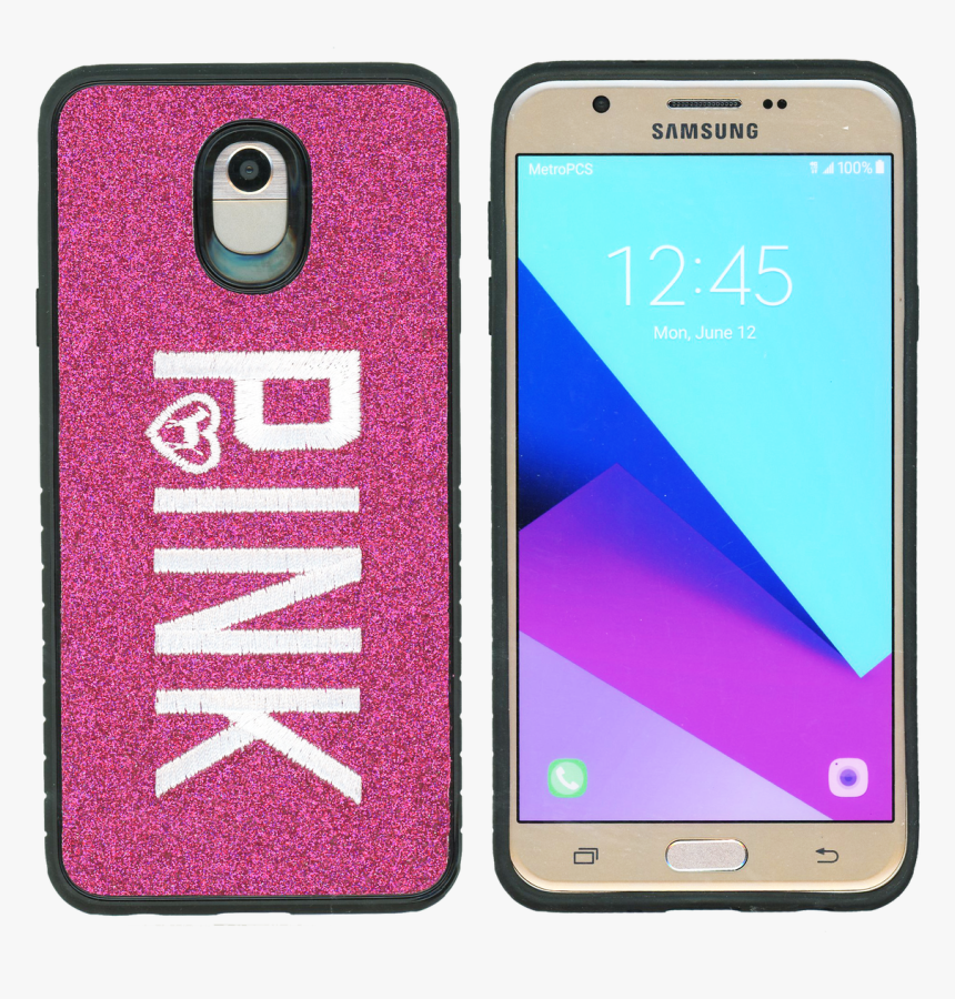 Samsung Galaxy J7 Mm Pink With Pink Design Case - Mobile Phone Case