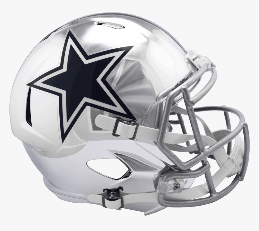 Dallas Cowboys Helmet Png - Dallas Cowboys Full Size Chrome Helmet