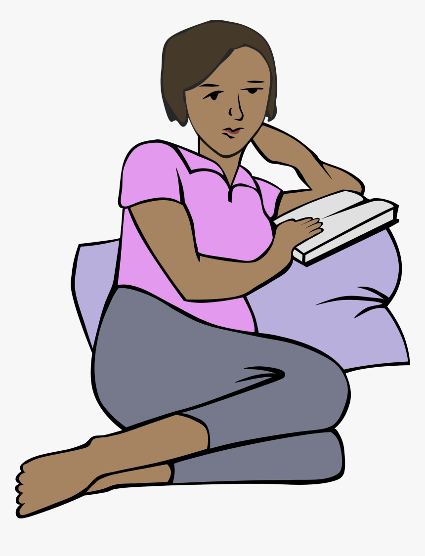 African Woman Reading Clip Arts 