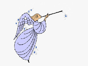 Angel Angle Transparent Png - Transparent Christmas Angel Clipart