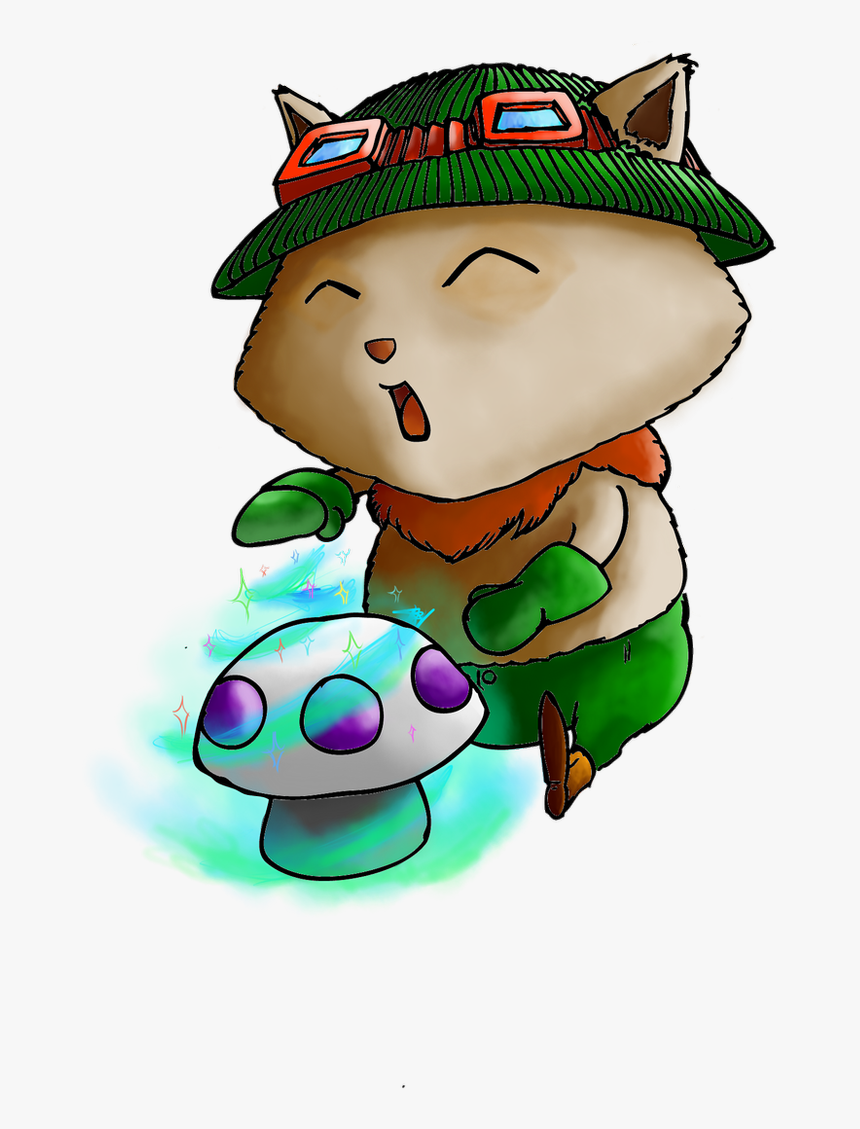 Teemo League Of Legends By Erupto On Deviantart - Teemo Chibi Png