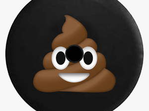 Jeep Wrangler Jl Backup Camera Day Poop Face Text Emoji - Poop Emoji Text