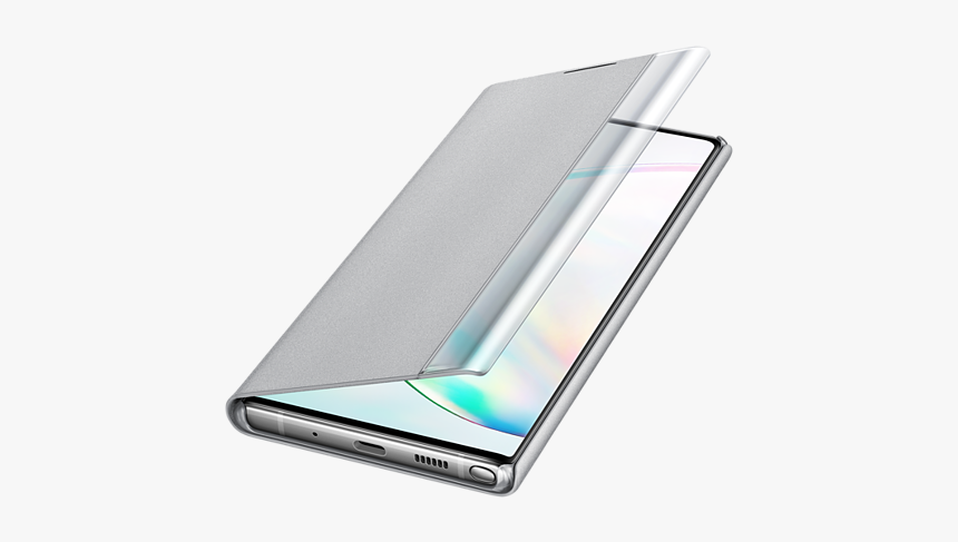 Note 10 Clear View Cover Silver