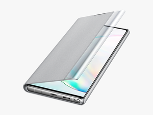 Note 10 Clear View Cover Silver