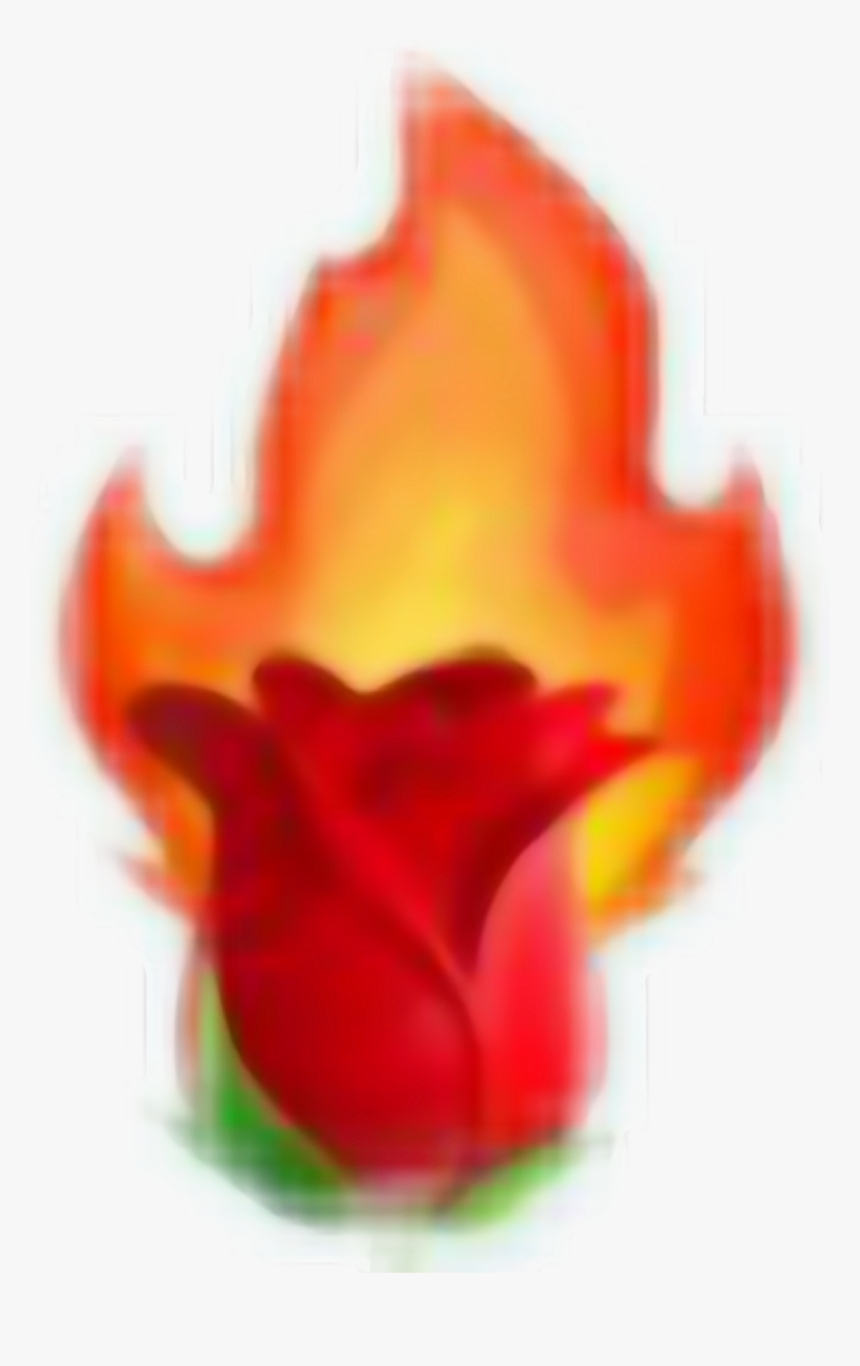 #rose Fire Tumblr Aesthetic Aestheticred Red Emojis - Transparent Aesthetic Red Emojis