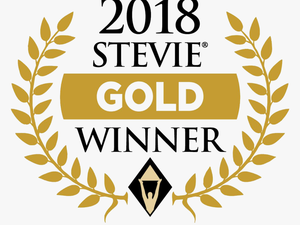 Transparent Blue And Gold Banquet Clipart - 2017 Gold Stevie Award