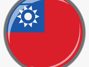 Flag Of Taiwan - Circle