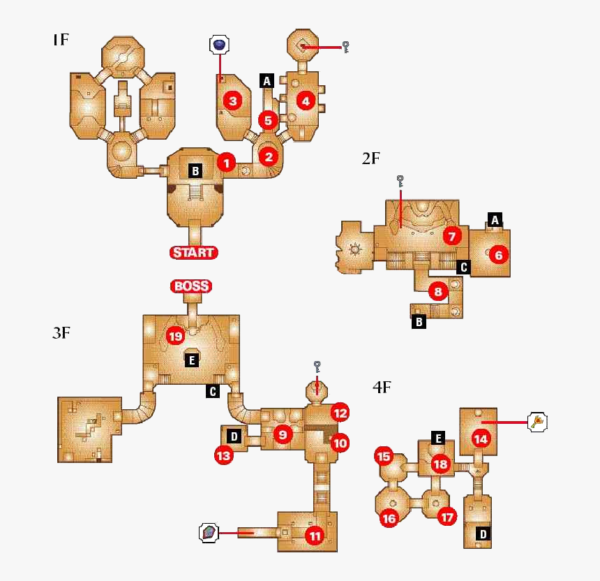 Zeldapedia - Master Quest Spirit Temple Map
