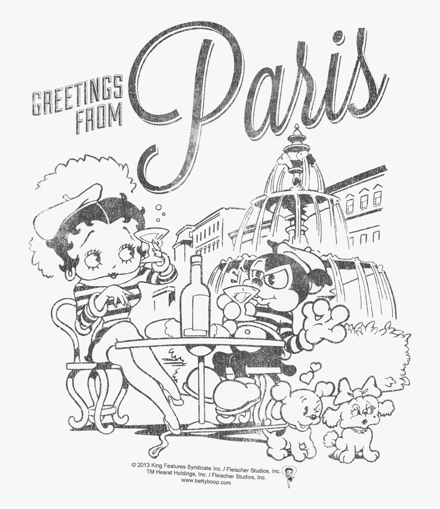 Royal Drawing Kid - Betty Boop In Paris