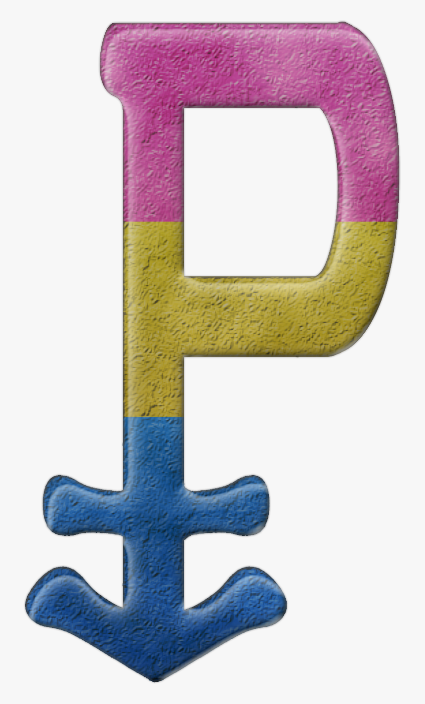 Pansexual Pride “p” Symbol In 
