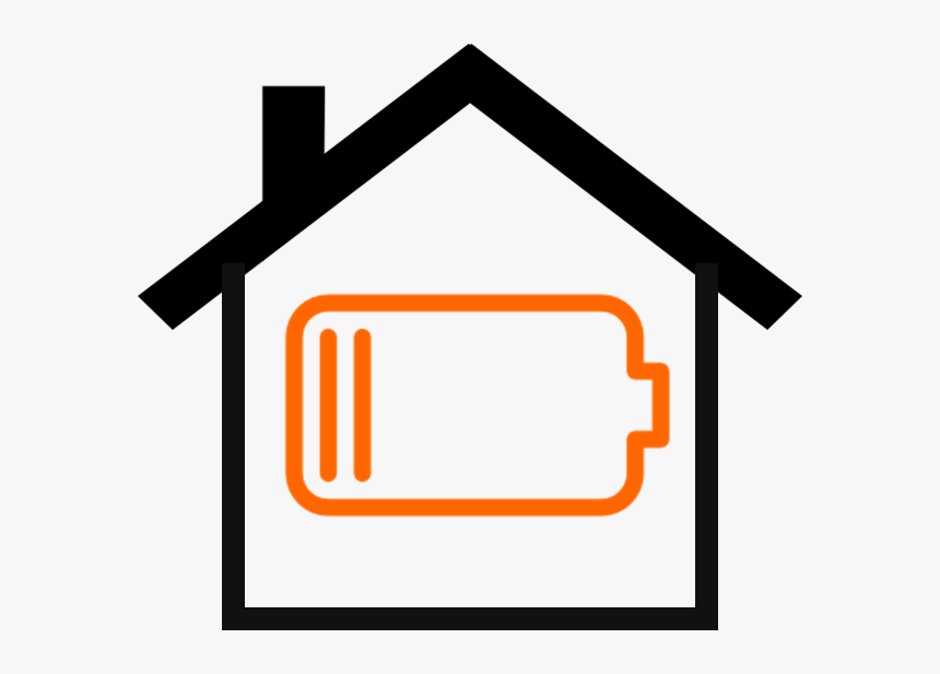 House With Battery - Battery Icon Png Free