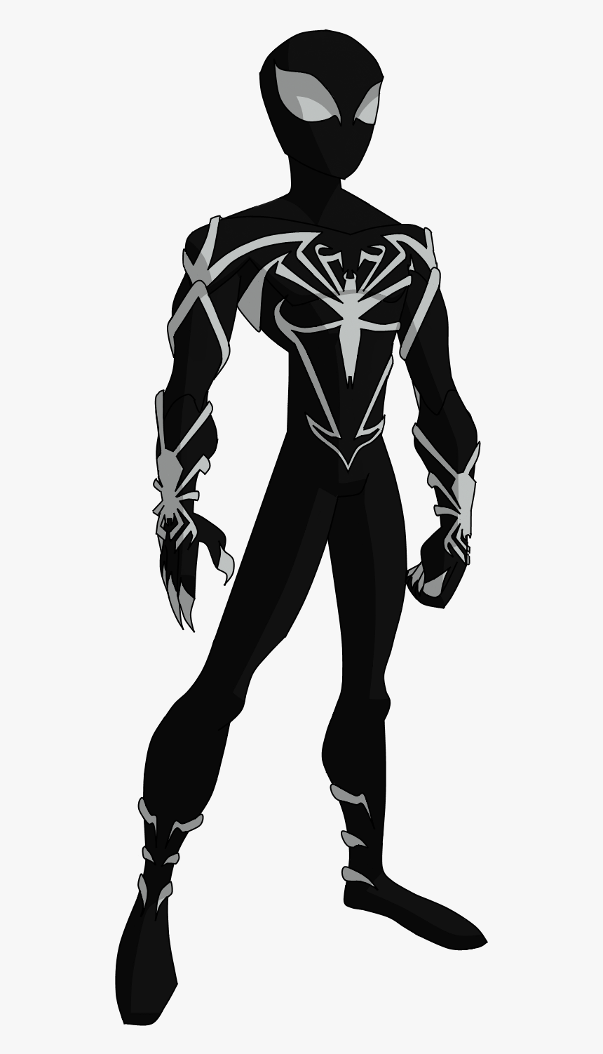 Drawing Guys Suit Transparent Png Clipart Free Download - Spectacular Spiderman Black Suit