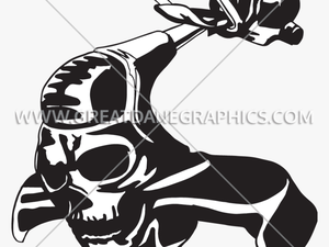 Transparent Weed Eater Png - Skull With Weed Eaters
