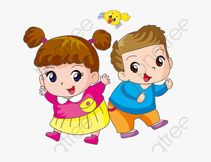 Png Transparent Commercial Use - Boy And A Girl Png