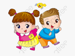 Png Transparent Commercial Use - Boy And A Girl Png