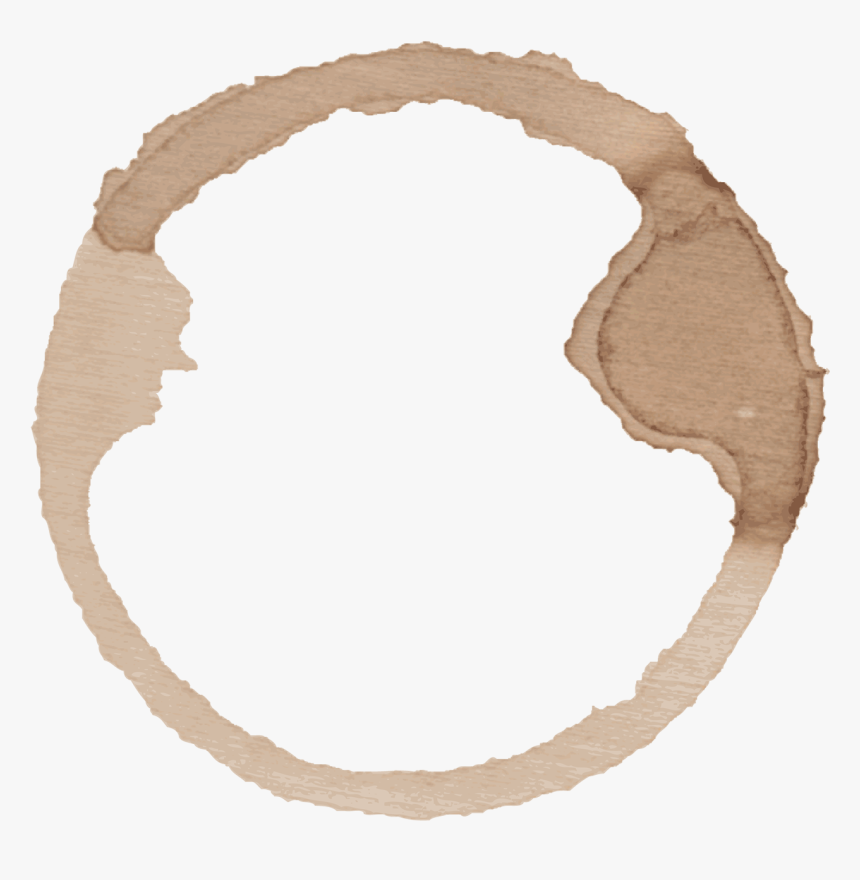 Transparent Coffee Cup Stain Png - Circle
