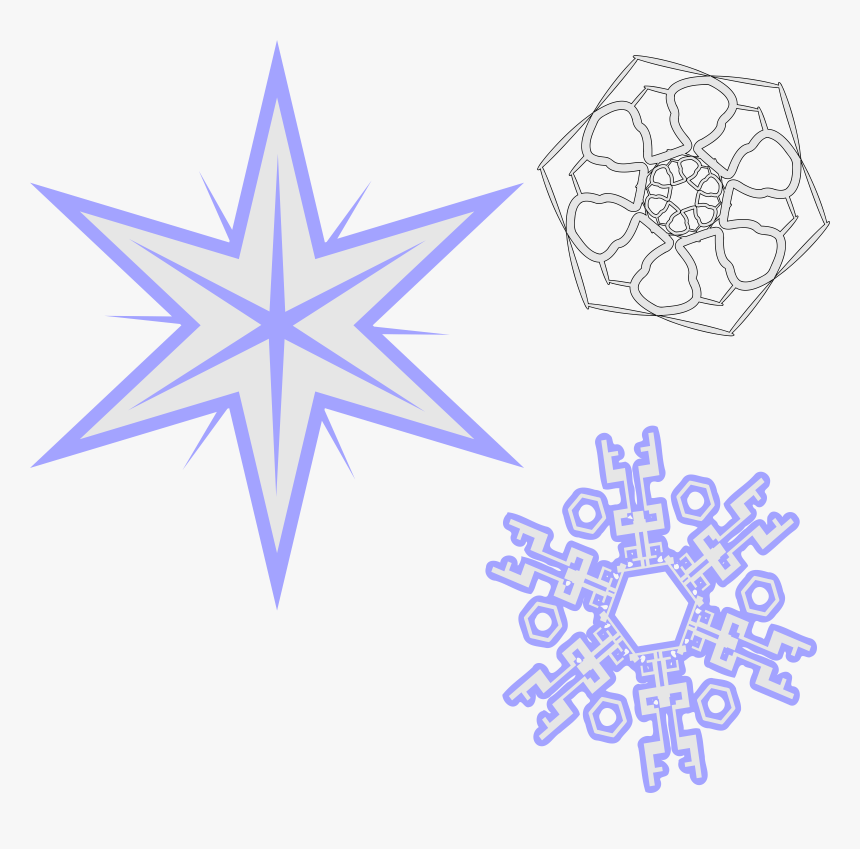 Clipart Collection Snowflakes Pn