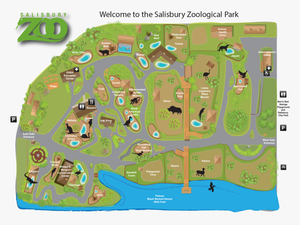 Map Of Zoo - Ocean City Maryland Zoo