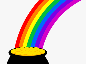 Pot Of Gold With Rainbow