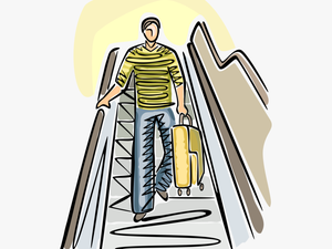 Vector Illustration Of Holiday Vacation Traveler Passenger