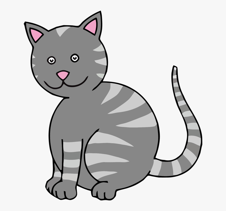 Kitty Clipart Colored - Cat Clip Art Png