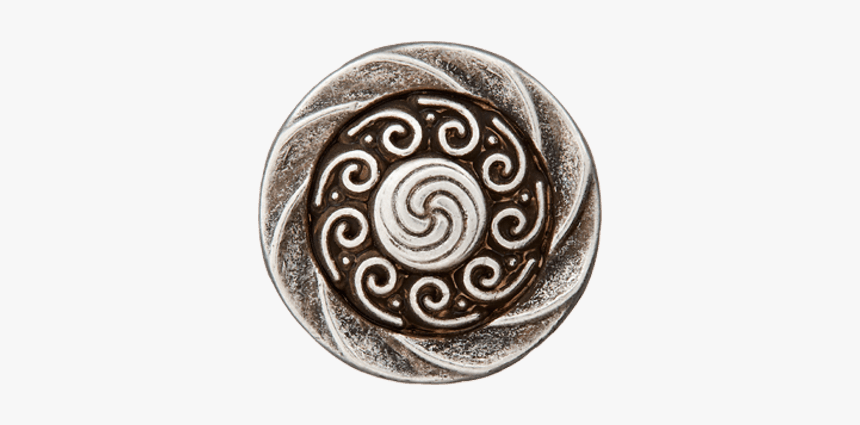 Metal Button Shank - Circle