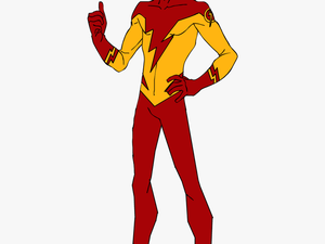 Kid Flash Png Free Download - Wally West Young Justice Costume