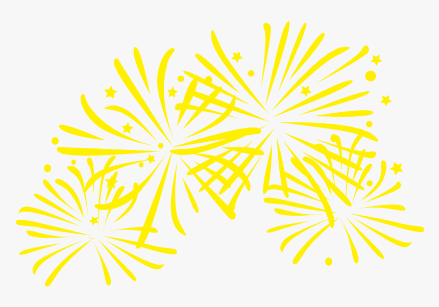 Por Stella - 8 - 11 - - Fogos De Artificio Amarelo - Fogos De Artificio Amarelo Em Png