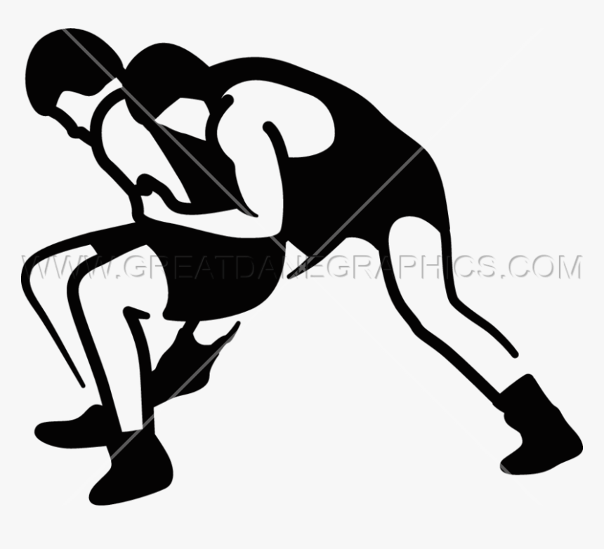 Wrestling Silhouette Png - Illustration