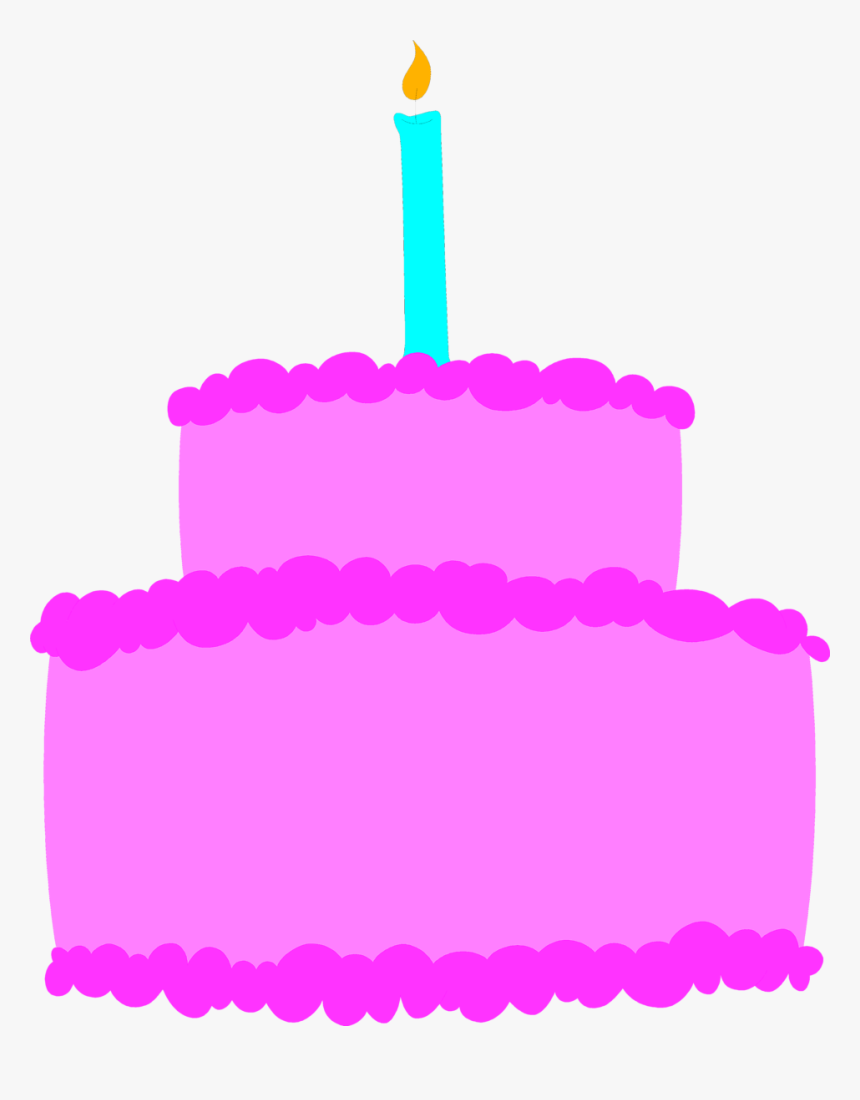 Clip Art Cake Free Stock Photo - Pink Birthday Cake Clip Art