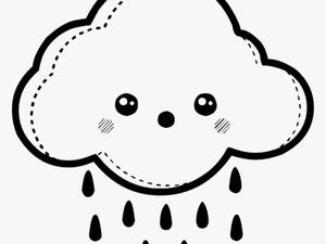 Thumb Image - Cute Cloud Black And White Png