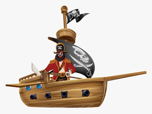 Cartoon Pirate Ship