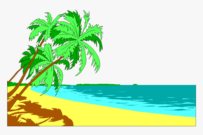 Beach Palm Tree Pictures - Oazis Clipart