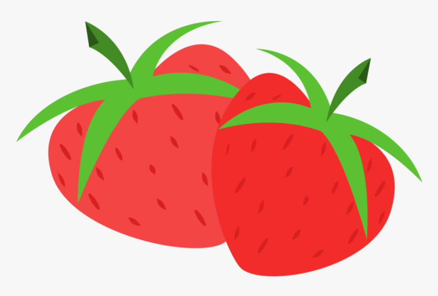 Strawberries Clipart Object - Mlp Strawberry Cutie Mark