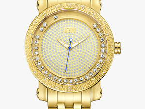 Jbw Hendrix J6338b Gold Gold Diamond Watch Front - Stainless Steel J6338b Watch