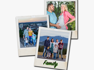 Family Photos Polaro - Picture Frame