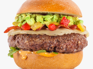Transparent Burger Clipart - Hamburger