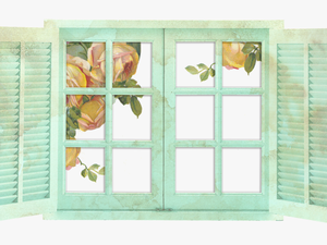 Forgetmenot Windows And Flowers - Window Png Transparent Background