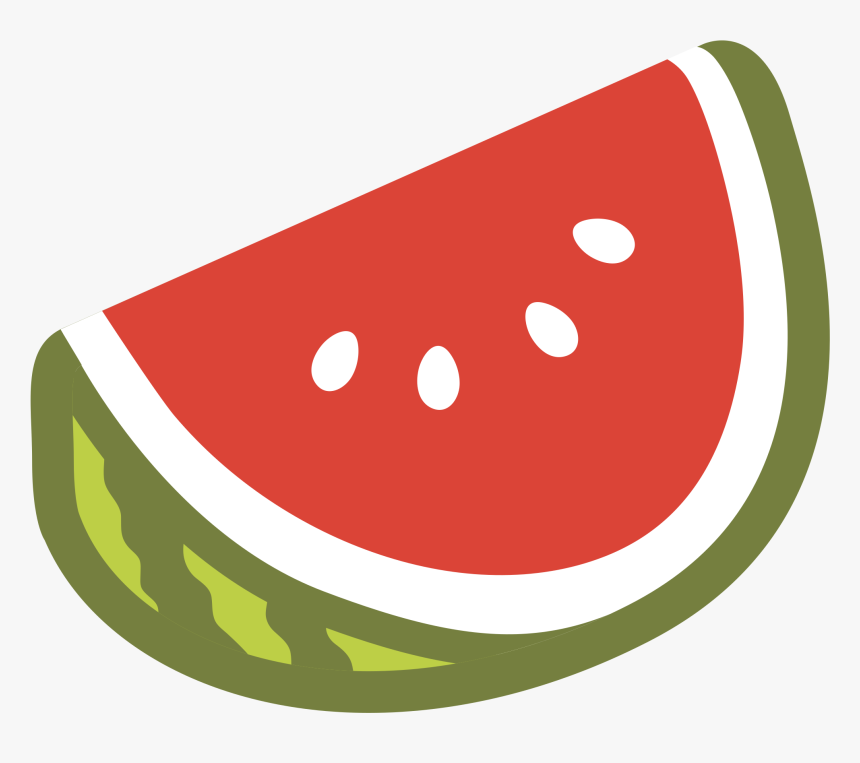 Transparent Water Melon Clipart - Emoji Pastèque