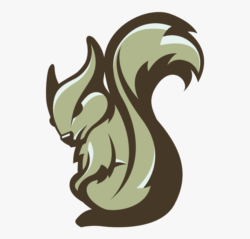 Clip Art On Behance Cool Sport - Angry Squirrel Vector