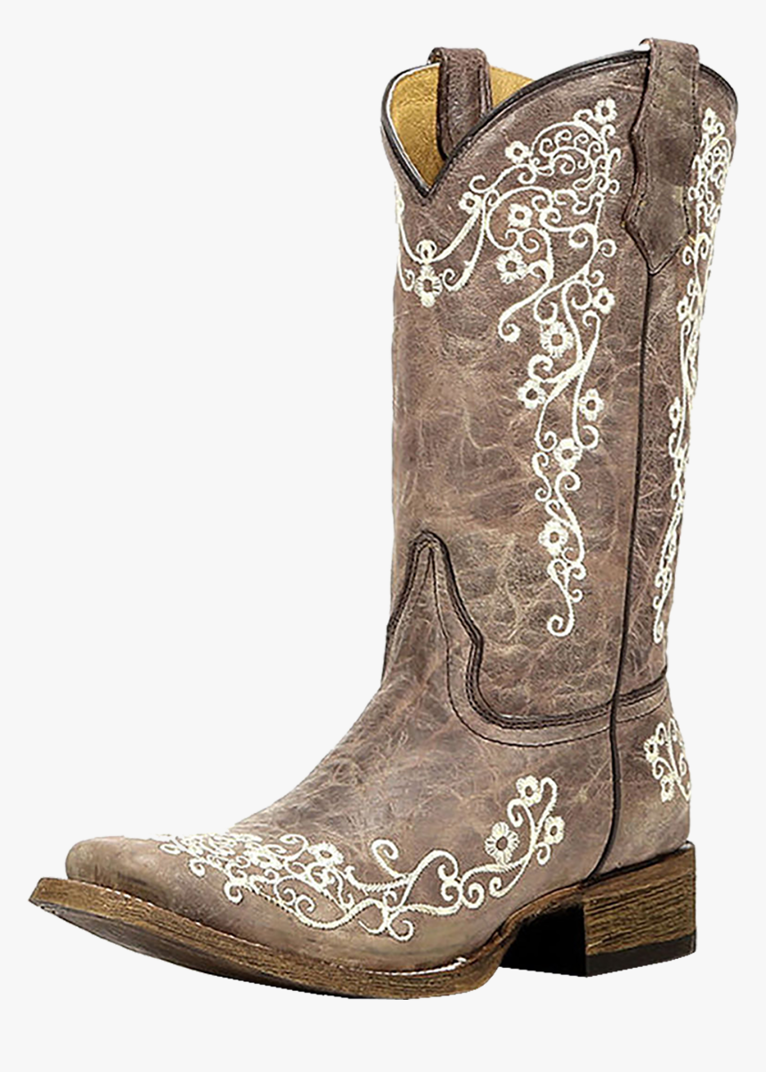 Corral Big Girl S square Toe Embroidery Cowgirl Boots - Cowboy Boot