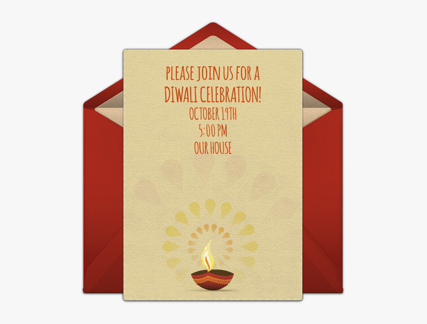 Diwali Invitation Card Template