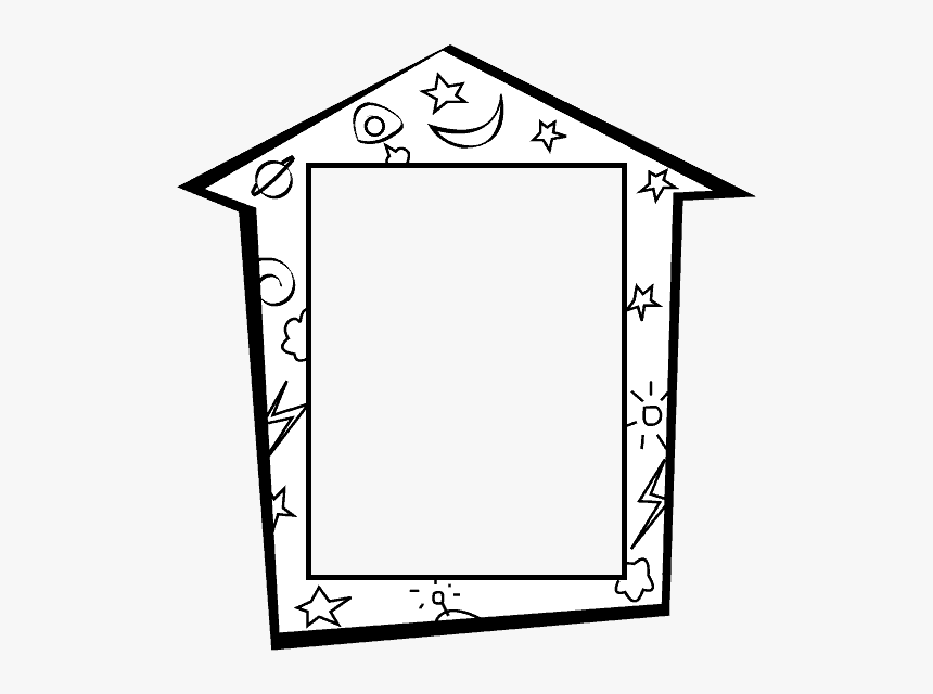 Frame Colouring Pages